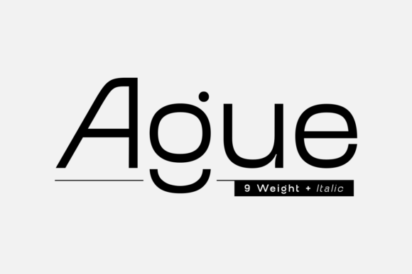 Ague Typeface Review: A Sleek Sans Serif for Modern Brands