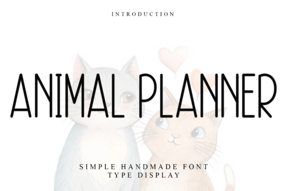 Animal Planner: A Timeless Sans Serif Font for Branding