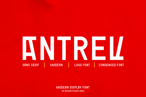 Antrev: A Quirky Sans Serif Font for Modern Web Design