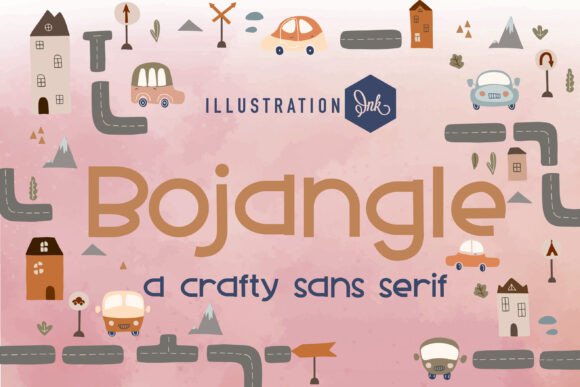 Bojangle Font Review: A Squatty Sans Serif for Editorial Design