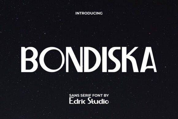 Bondiska: A Modern Sans Serif Font for Polished Branding