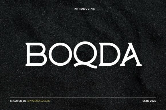Boqda: The Modern Sans Serif Font for Clear Campaigns