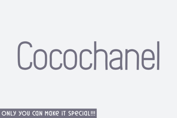 Cocochanel: A Natural Sans Serif Font for Modern Branding