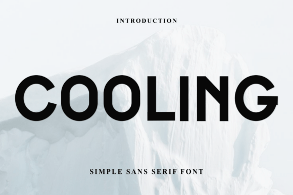 Cooling Font: A Sweet Sans Serif for Modern Web Design