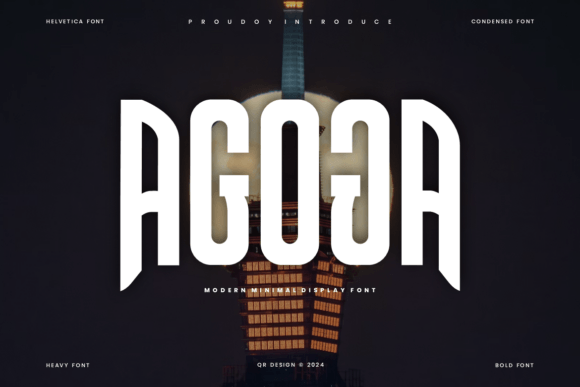 Elevate Editorial Design with the Agoja Typeface