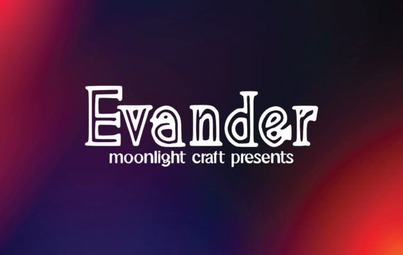 Evander: A Versatile Sans Serif Typeface for Modern Branding