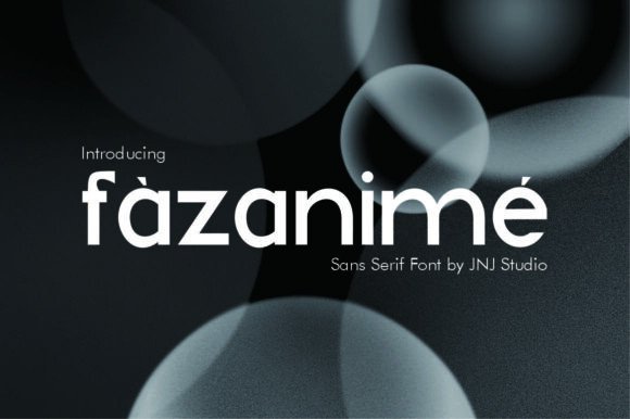 Fazanime: The Modern Typeface Your Brand Needs
