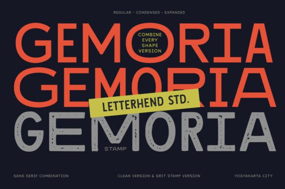 Gemoria: A Modern Sans Serif Font for Editorial Design