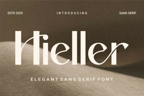 Hieller: A Modern Sans Serif Typeface for Editorial Design