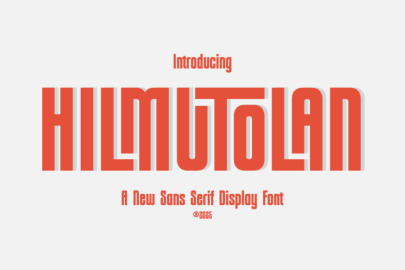 Hilmutolan: A Bold Sans Serif Font for Editorial Impact