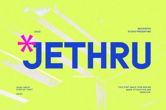 Jethru: The Timeless Sans Serif Font for Bold Campaigns