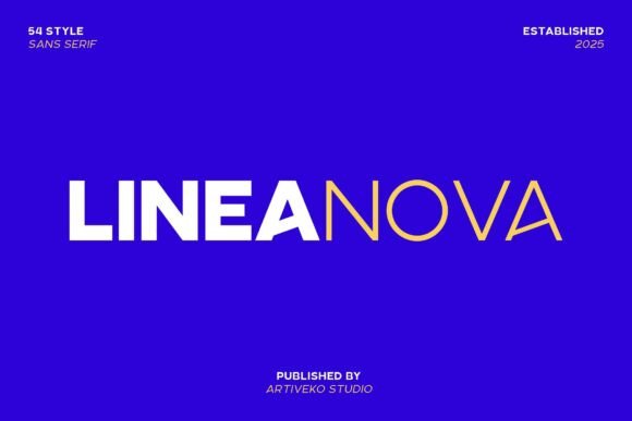 Lineanova: The Modern Typeface That Elevates Small Business Brands