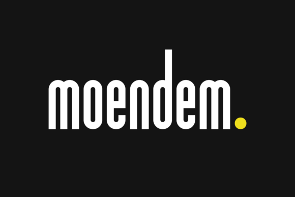 Moendem: The Bold Condensed Font for Crafters
