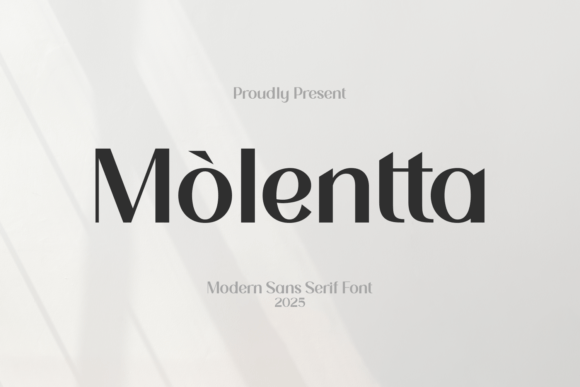 Molentta: A Modern Sans Serif Font for Bold Campaigns