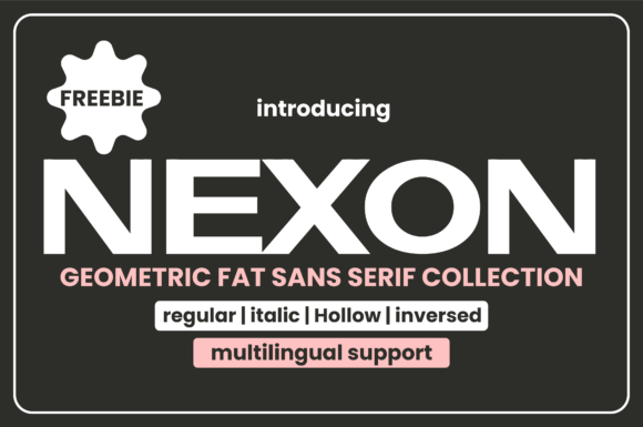 Nexon: A Clean Sans Serif Typeface for Modern Editorial Design
