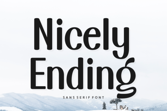 Nicely Ending Font Review: A Cozy Sans Serif for Branding