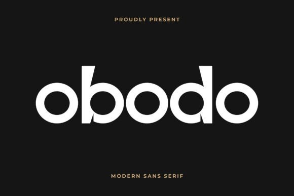 Obodo: A Sharp Sans Serif Font for Modern Editorial Design