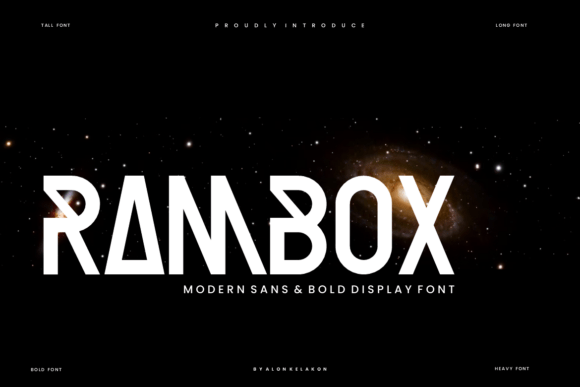 Rambox: A Modern Sans Serif Typeface for Editorial Design