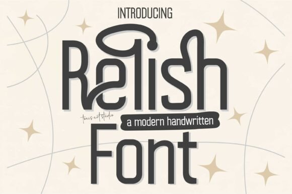 Relish Font: A Hand-Drawn Sans Serif for Editorial Charm
