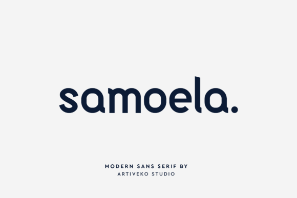 Samoela: A Modern Sans Serif Typeface for Editorial Design