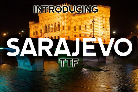 Sarajevo Font: A Modern Sans Serif for Bold Brand Identity