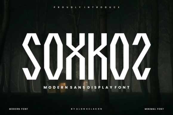 Soxkoz: A Modern Sans Serif Typeface for Editorial Design