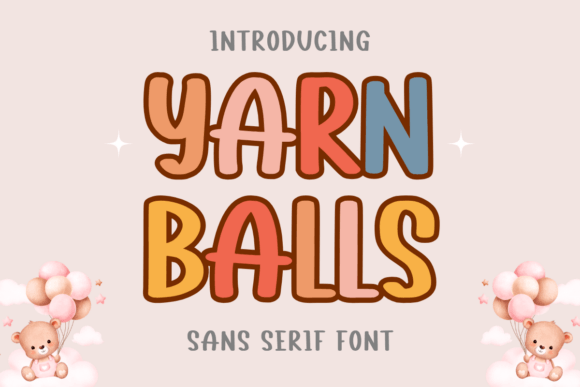 Yarn Balls: A Playful Typeface for Modern Branding